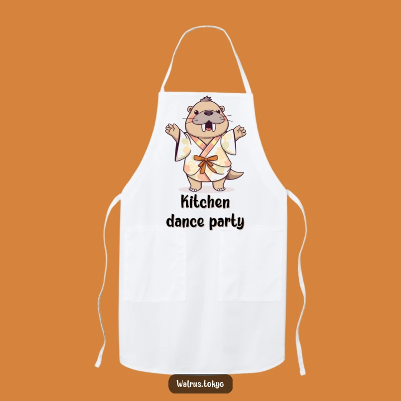 Funny Dance Walrus Apron: Cook Up Fun and Laughter in the Kitchen