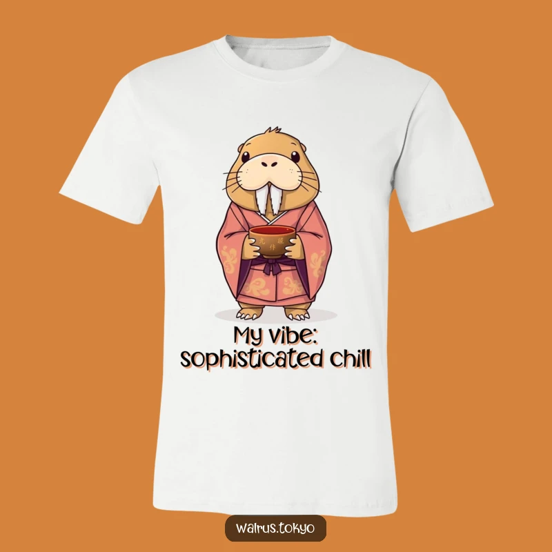 Funny Walrus Kimono T-Shirt: Wear Your Dignity with Hilarity!