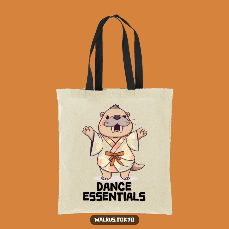 Funny Dance Walrus Tote Bag: Carry Playful Humor and Style Anywhere, Ideal Gift